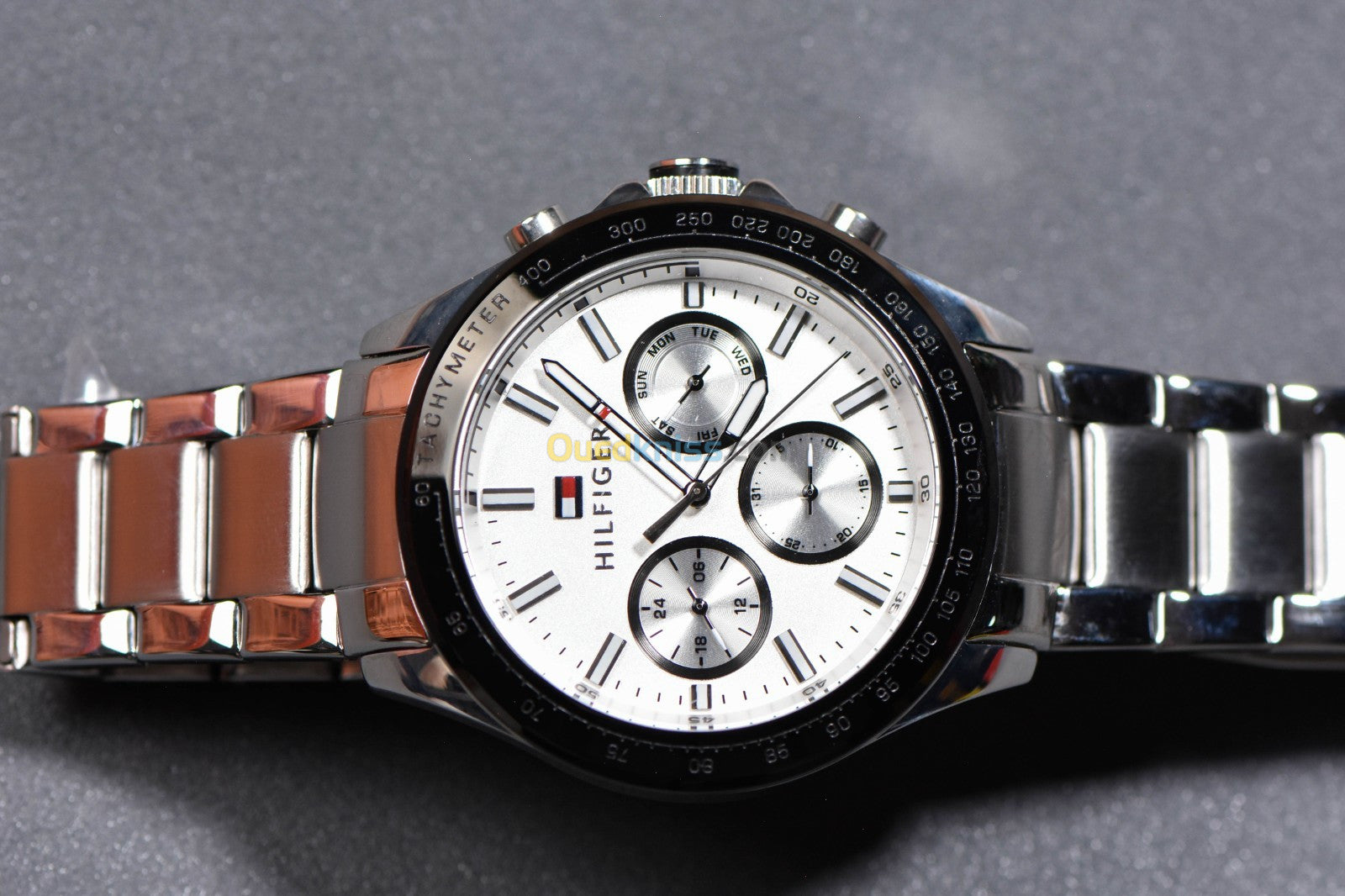 Buy Tommy Hilfiger Mens Quartz Stainless Steel White Dial 44mm Watch - 1791227 in Pakistan