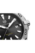 Buy Tag Heuer Aquaracer Black Dial Silver Steel Strap Watch for Men - WBD1110.BA0928 in Pakistan