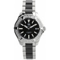 Buy Tag Heuer Aquaracer Lady 300M Black Dial with Diamonds Two Tone Steel Strap Watch for Women - WAY131E.BA0913 in Pakistan