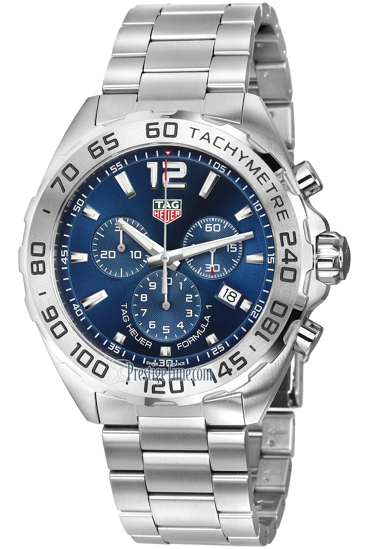 Buy Tag Heuer Formula 1 Chronograph Blue Dial Silver Steel Strap Watch for for Men - CAZ101K.BA0842 in Pakistan