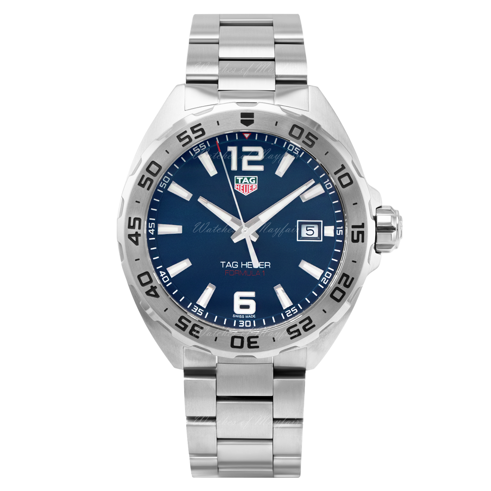 Buy Tag Heuer Formula 1 Quartz Blue Dial Silver Steel Strap Watch for Men - WAZ1118.BA0875 in Pakistan