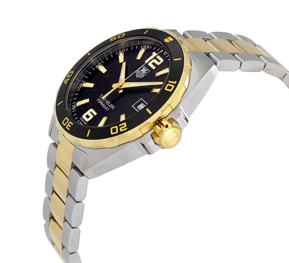 Buy Tag Heuer Formula 1 Black Dial Two Tone Steel Strap Watch for Men - WAZ1121.BB0879 in Pakistan