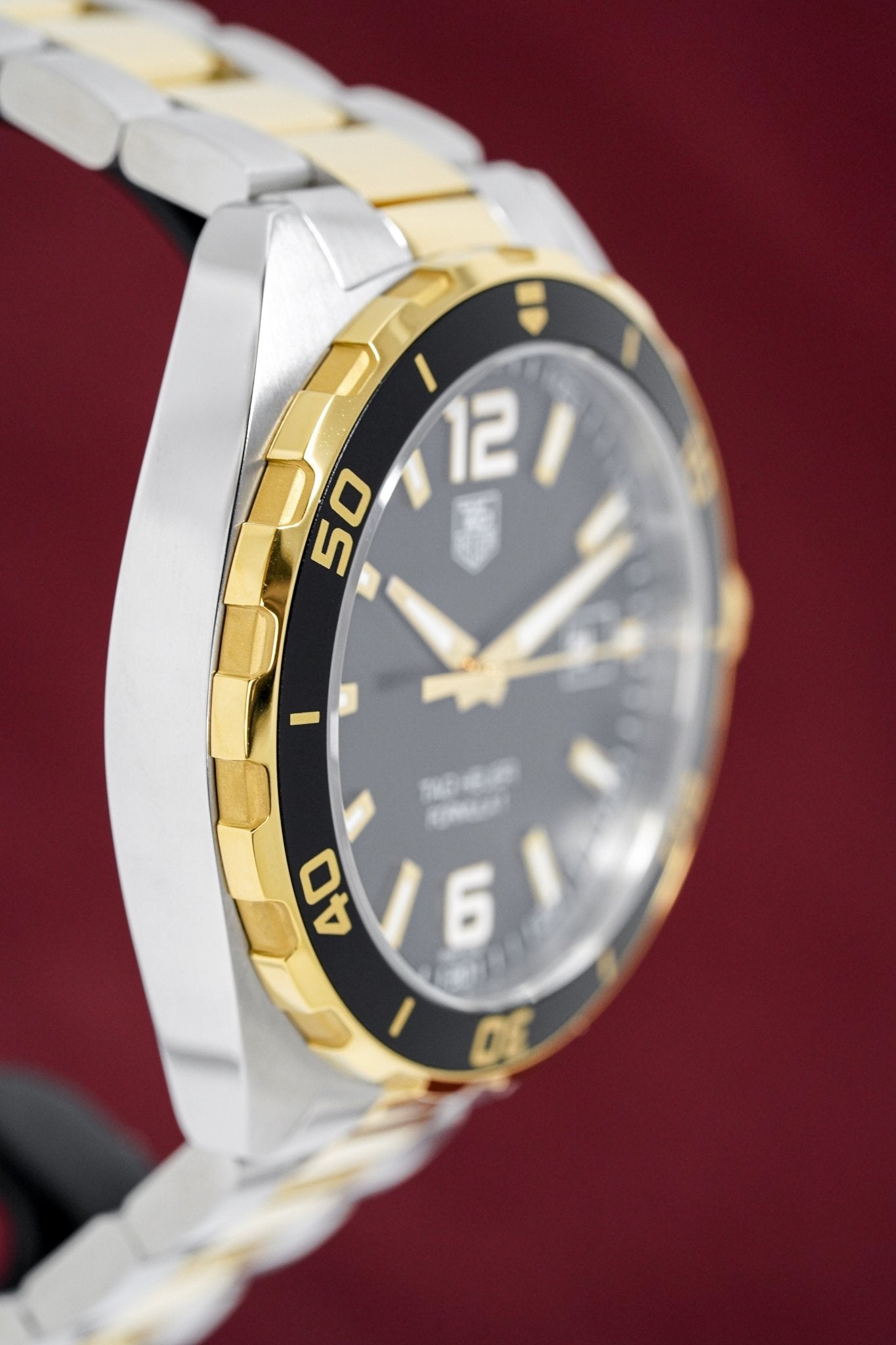 Buy Tag Heuer Formula 1 Black Dial Two Tone Steel Strap Watch for Men - WAZ1121.BB0879 in Pakistan