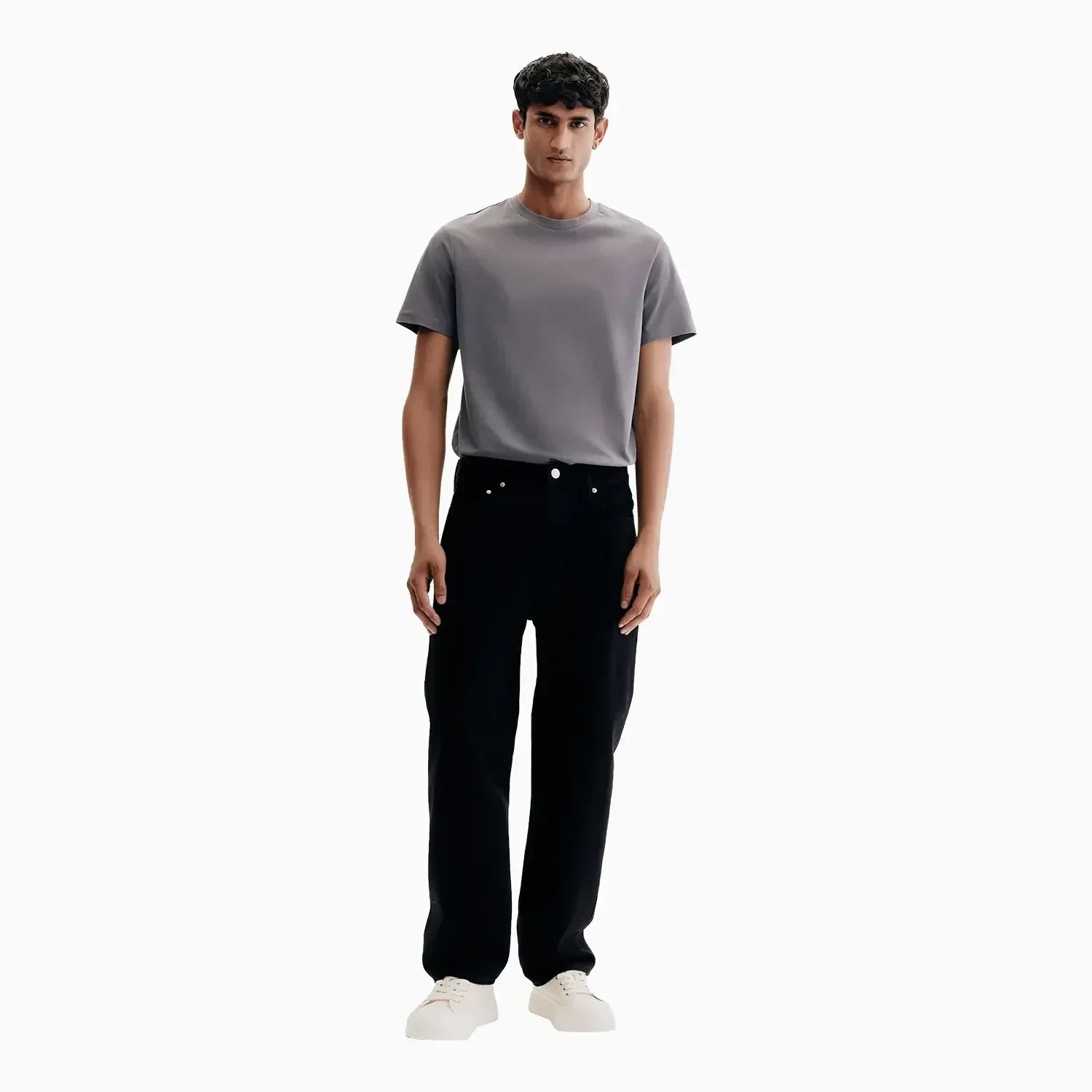 Buy Men's Regular Fit Short Sleeve T-Shirt -Dark Gray in Pakistan
