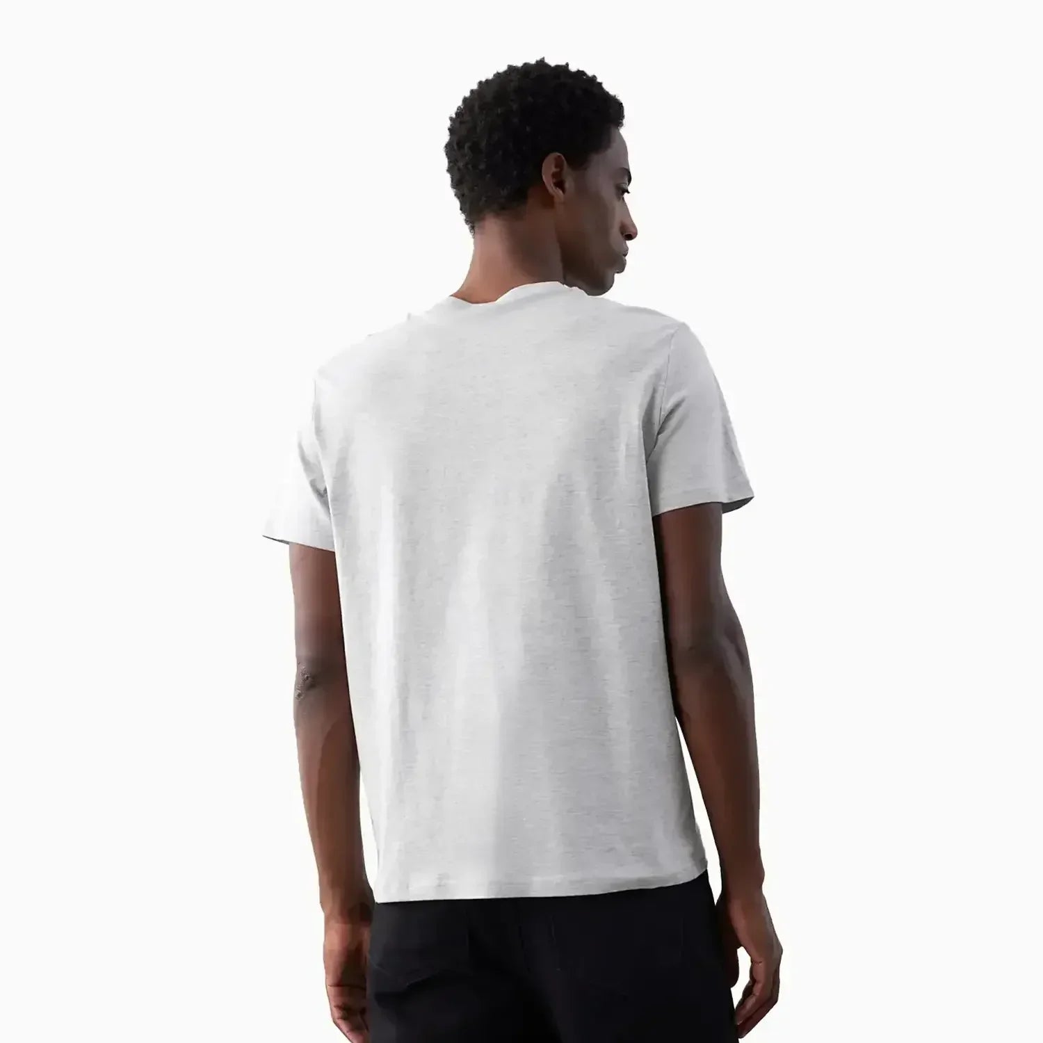 Buy Men's Regular Fit Short Sleeve T-Shirt - Gray Melange in Pakistan