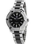 Buy Tag Heuer Aquaracer Lady 300M Black Dial with Diamonds Two Tone Steel Strap Watch for Women - WAY131E.BA0913 in Pakistan