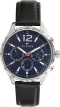 Buy Tommy Hilfiger Mens Quartz Leather Strap Blue Dial 44mm Watch - 1791468 in Pakistan