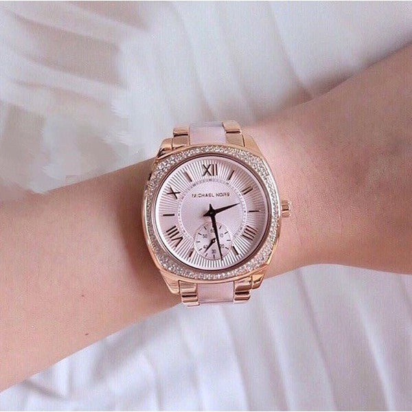 Buy Michael Kors Bryn Rose Gold Dial Rose Gold-tone Ladies Watch - Mk6135 in Pakistan