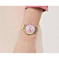 Buy Michael Kors Lexington Quartz Pink Dial Gold Steel Strap Ladies Watch - Mk6640 in Pakistan