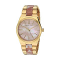 Buy Michael Kors Channing Pink Dial Two Tone Steel Strap Watch for Women - MK6650 in Pakistan