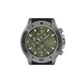 Buy Hugo Boss Gents Stainless Steel Case With Black Silicon Rubber Strap And Green Chronograph Dial Watch - 1513967 in Pakistan