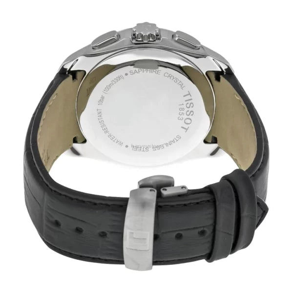 Buy Tissot Men’s Quartz Swiss Made Black Leather Strap Black Dial 41mm Watch T035.617.16.051.00 in Pakistan