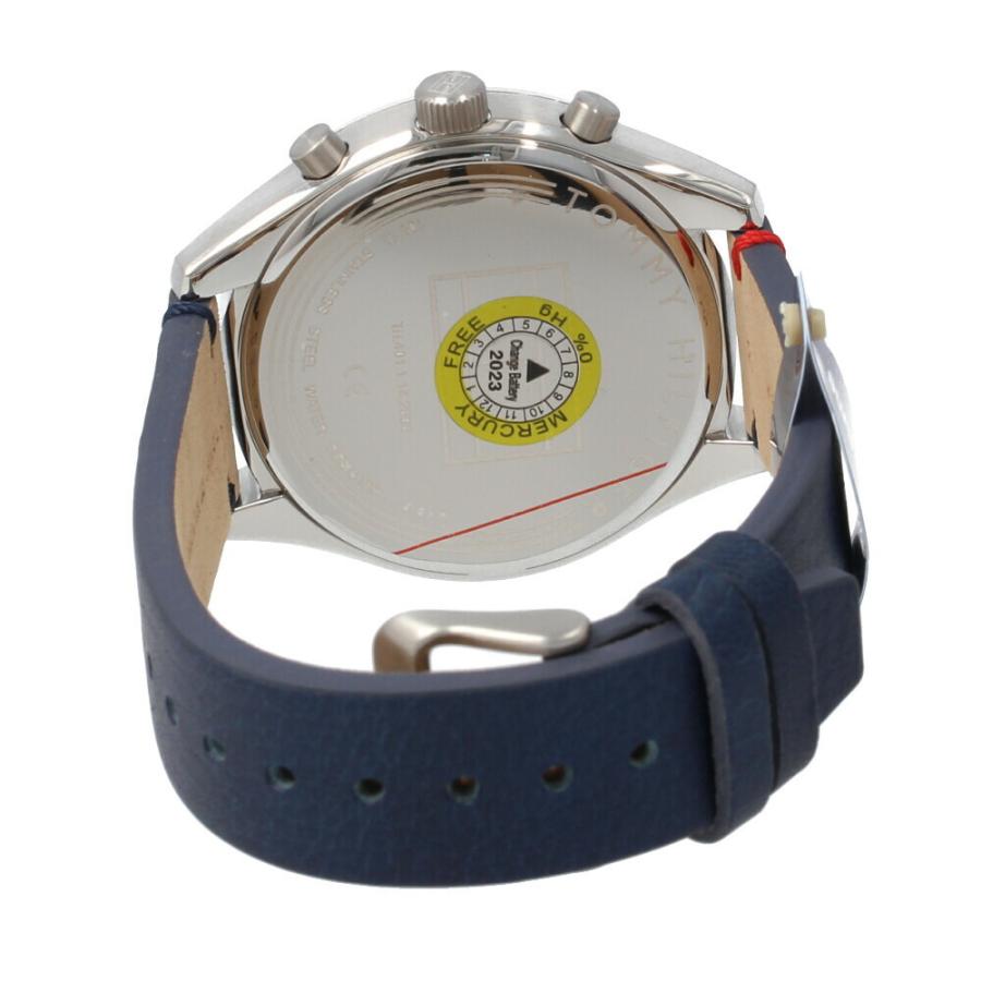 Buy Tommy Hilfiger Mens Quartz Leather Strap Blue Dial 44mm Watch - 1791468 in Pakistan