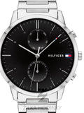 Buy Tommy Hilfiger Mens Quartz Stainless Steel Black Dial 44mm Watch - 1710407 in Pakistan