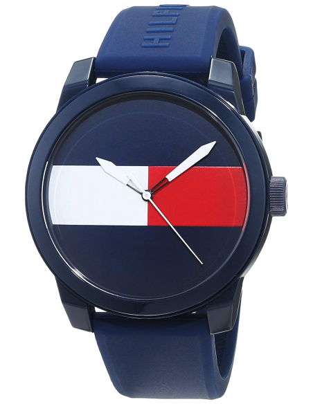 Buy Tommy Hilfiger Blue Dial Blue Rubber Strap Watch for Men  - 1791322 in Pakistan
