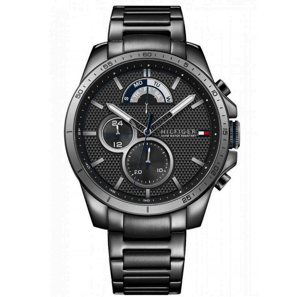 Buy Tommy Hilfiger Mens Quartz Stainless Steel Grey Dial 46mm Watch - 1791347 in Pakistan