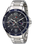 Buy Tommy Hilfiger Mens Quartz Stainless Steel Blue Dial 46mm Watch - 1791366 in Pakistan