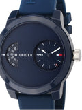 Buy Tommy Hilfiger Mens Quartz Silicone Strap Blue Dial 44mm Watch - 1791556 in Pakistan