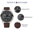 Buy Tommy Hilfiger Mens Quartz Leather Strap Grey Dial 48mm Watch - 1791562 in Pakistan