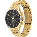 Buy Tommy Hilfiger Mens Quartz Gold Stainless Steel Black Dial 44mm Watch - 1791708 in Pakistan