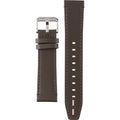 Buy Tommy Hilfiger Evan White Dial Brown Leather Strap Watch for Men - 1710404 in Pakistan