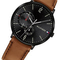 Buy Tommy Hilfiger Men's Quartz Leather Strap Black Dial 40mm Watch - 1791510 in Pakistan