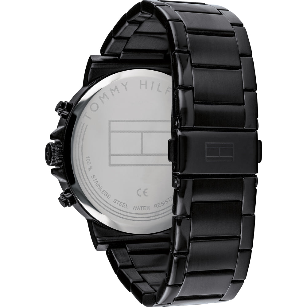 Buy Tommy Hilfiger Mens Quartz Stainless Steel Black Dial 46mm Watch - 1710383 in Pakistan