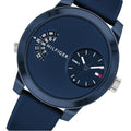 Buy Tommy Hilfiger Mens Quartz Silicone Strap Blue Dial 44mm Watch - 1791556 in Pakistan