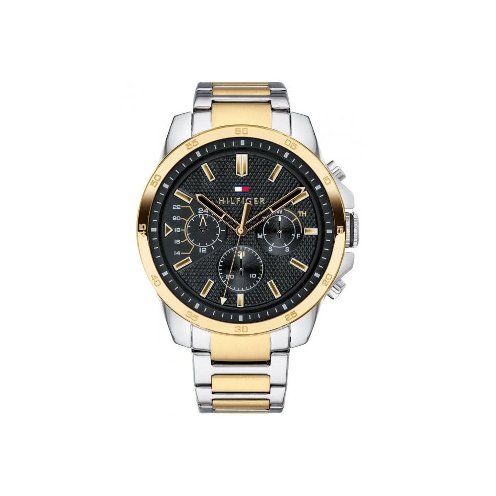 Buy Tommy Hilfiger Mens Quartz Stainless Steel Black Dial 46mm Watch - 1791559 in Pakistan