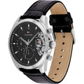 Buy Tommy Hilfiger Mens Quartz Leather Strap Black Dial 44mm Watch - 1710449 in Pakistan