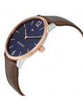 Buy Tommy Hilfiger James Blue Dial Brown Leather Strap Watch for Men - 1710354 in Pakistan