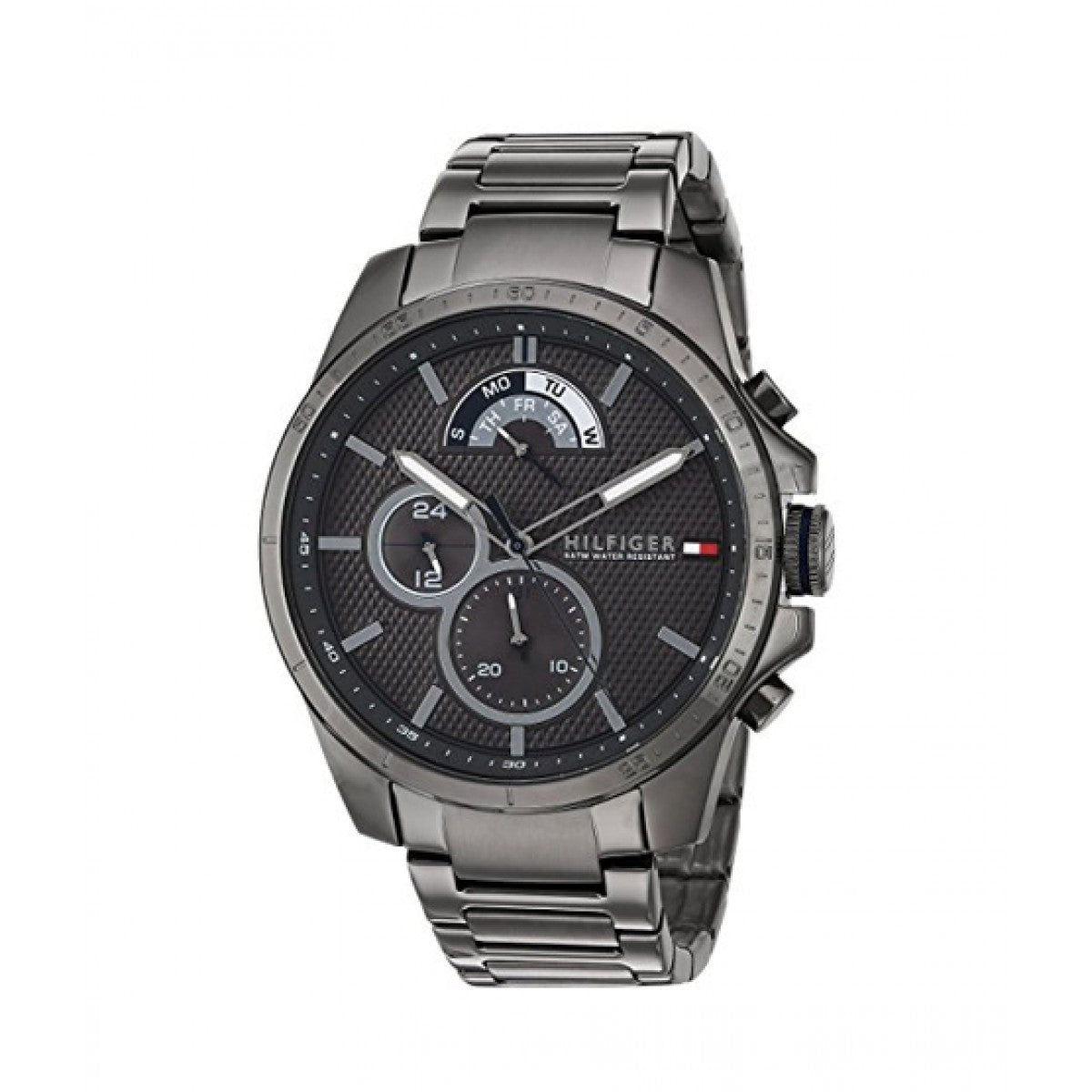 Buy Tommy Hilfiger Mens Quartz Stainless Steel Grey Dial 46mm Watch - 1791347 in Pakistan