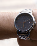 Buy Tommy Hilfiger Mens Quartz Stainless Steel Grey Dial 44mm Watch - 1710431 in Pakistan