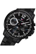 Buy Tommy Hilfiger Mens Quartz Analog Stainless Steel Black Dial 44mm Watch - 1791529 in Pakistan