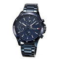 Buy Tommy Hilfiger Mens Quartz Stainless Steel Blue Dial 46mm Watch - 1791720 in Pakistan