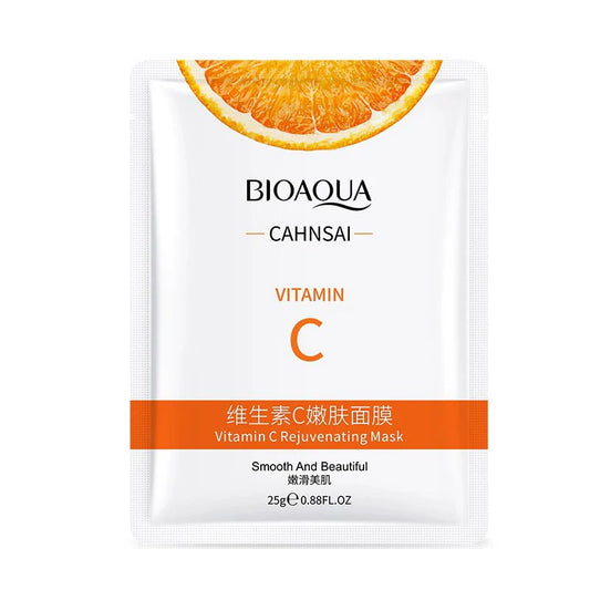 Buy BIOAQUA Vitamin C Brightening & Rejuvenating Face Sheet Mask 25g in Pakistan