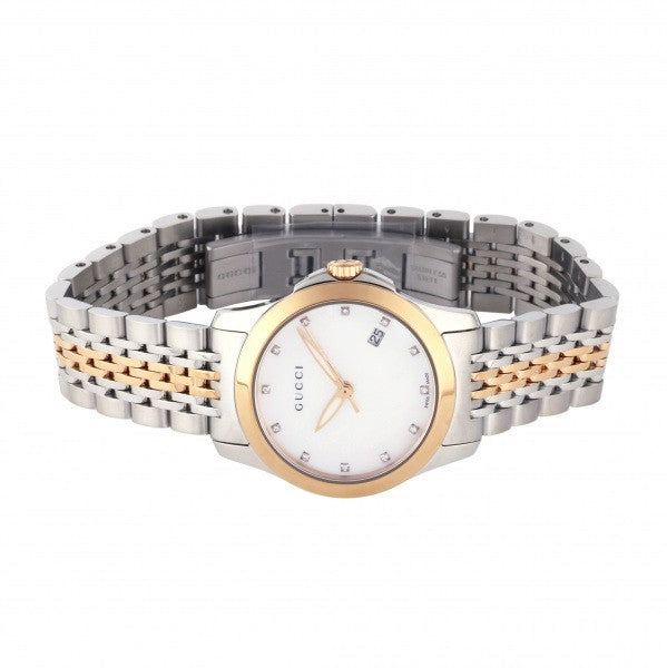 Buy Gucci G-Timeless Mother of Pearl Dial Two Tone Steel Strap Watch for Women - YA126539 in Pakistan