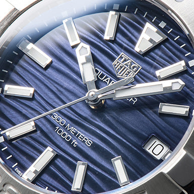 Buy Tag Heuer Aquaracer Blue Dial Silver Steel Strap Watch for Women - WBD131D.BA0748 in Pakistan