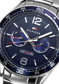 Buy Tommy Hilfiger Mens Quartz Stainless Steel Blue Dial 46mm Watch - 1791366 in Pakistan