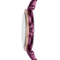 Buy Michael Kors Darci Crystal Set/steel Purple Dial Purple Stainless Steel Strap Watch for Women - Mk3782 in Pakistan