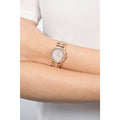Buy Michael Kors Petite Norie Diamonds Dial Rose Gold Strap Watch for Women - Mk3776 in Pakistan