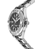 Buy Tag Heuer Aquaracer Lady 300M Black Dial with Diamonds Two Tone Steel Strap Watch for Women - WAY131E.BA0913 in Pakistan