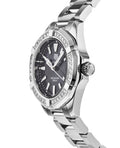 Buy Tag Heuer Aquaracer Black Mother of Pearl Dial with Diamonds Silver Steel Strap Watch for Women - WAY131P.BA0748 in Pakistan