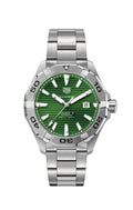 Buy Tag Heuer Aquaracer Green Dial with Diamonds Silver Steel Strap Watch for Women - WBD1316.BA0740 in Pakistan
