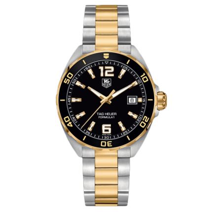 Buy Tag Heuer Formula 1 Black Dial Two Tone Steel Strap Watch for Men - WAZ1121.BB0879 in Pakistan
