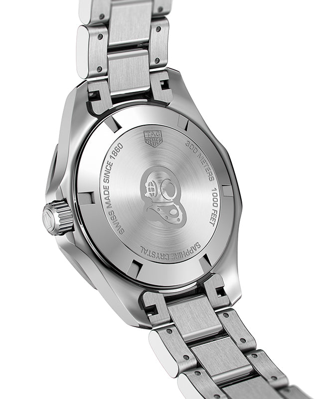 Buy Tag Heuer Aquaracer Blue Dial Silver Steel Strap Watch for Women - WBD131D.BA0748 in Pakistan