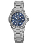 Buy Tag Heuer Aquaracer Blue Dial Silver Steel Strap Watch for Women - WBD131D.BA0748 in Pakistan