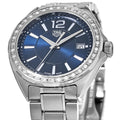 Buy Tag Heuer Formula 1 Quartz Blue Dial with Diamonds Silver Steel Strap Watch for for Women - WBJ1316.BA0666 in Pakistan