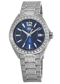 Buy Tag Heuer Formula 1 Quartz Blue Dial with Diamonds Silver Steel Strap Watch for for Women - WBJ1316.BA0666 in Pakistan