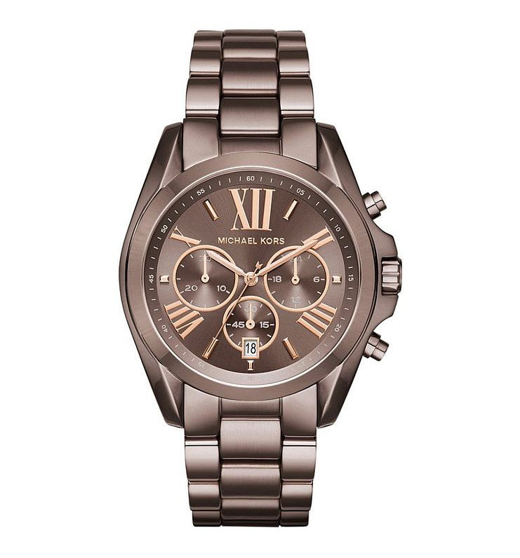 Buy Michael Kors Bradshaw Chronograph Sable Dial Brown Steel Strap Watch for Women  - MK6247 in Pakistan